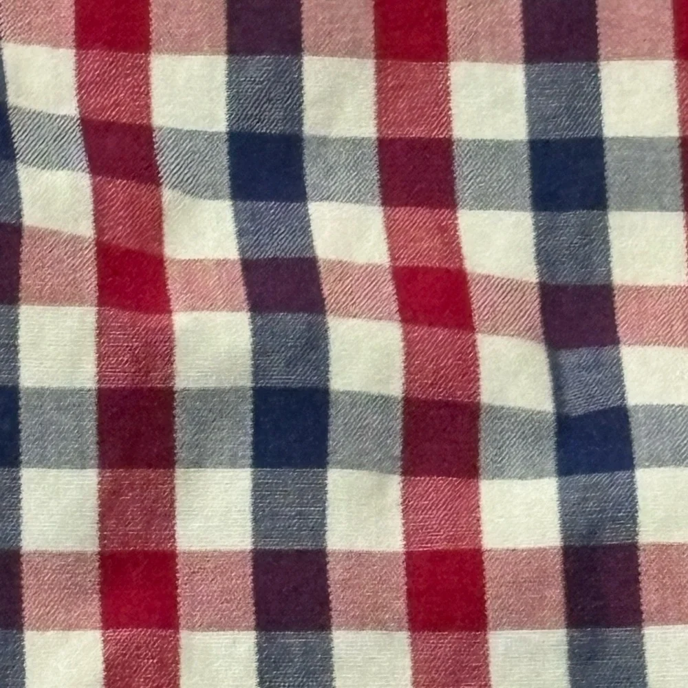 Banana Republic Button down shirt men’s‎ Medium slim fit red white blue plaid